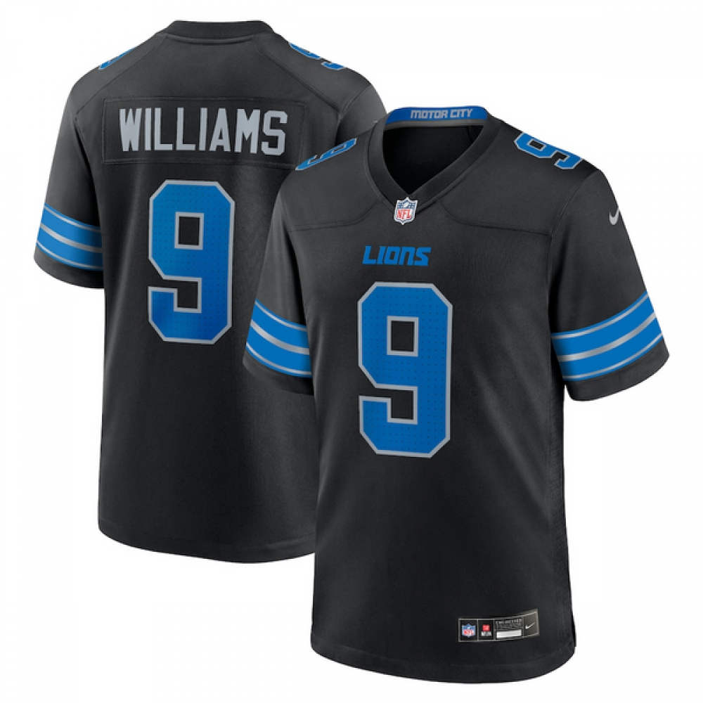 Jameson Williams Detroit Lions Nike 2nd Alternate Vapor F.U.S.E. Limited Jersey - Black-GridironStore